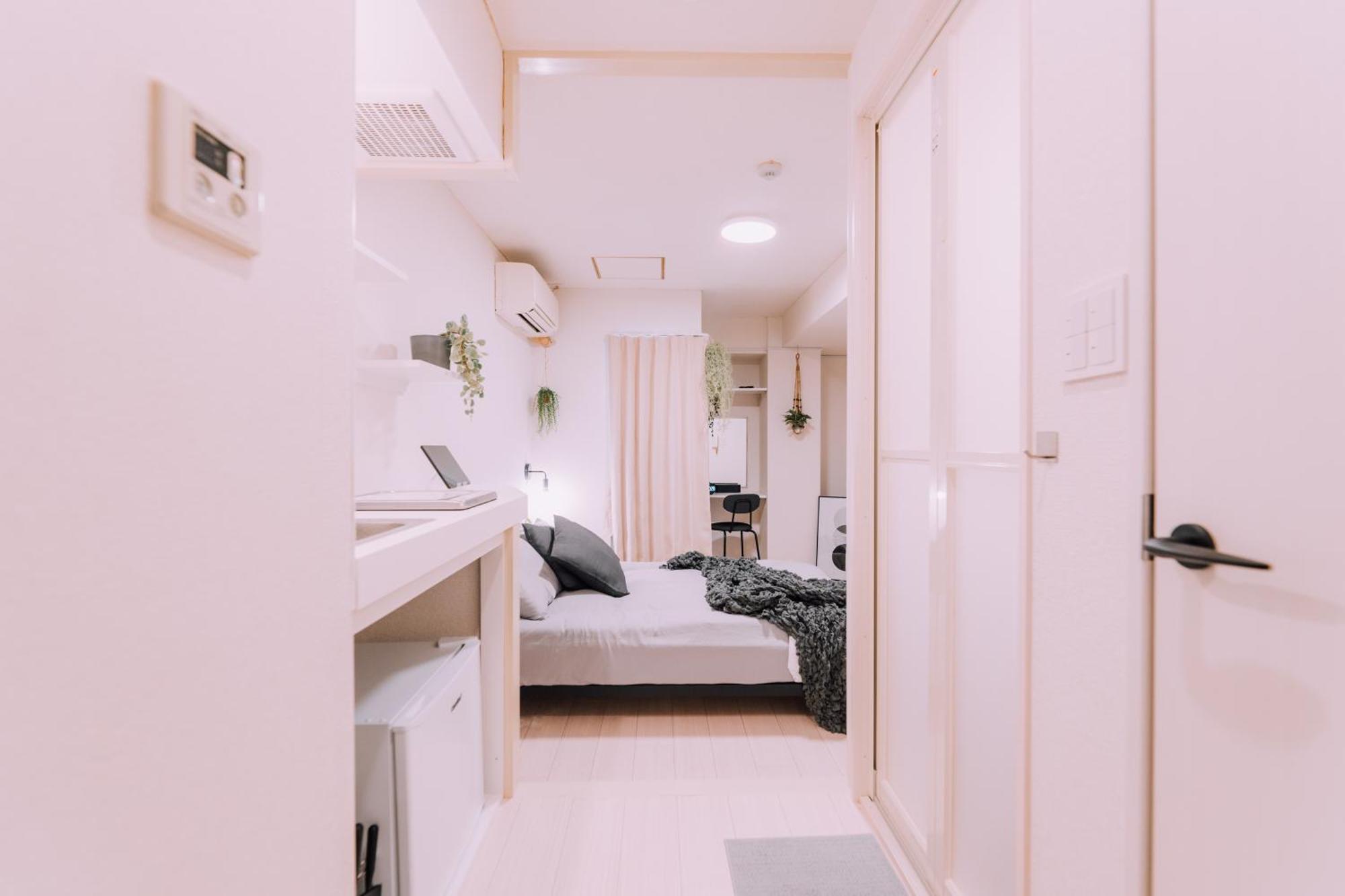 Appartement Minimalist Loft Namba Compact With A 24-hour Gym Ma202 *